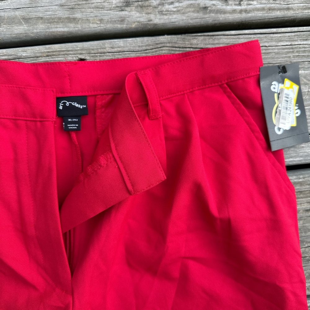 Art Class‎ Bold Red Trousers - Picture 2 of 3
